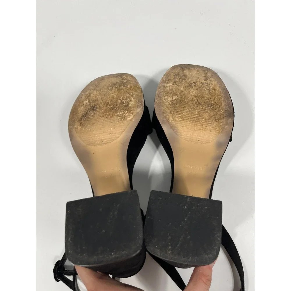 Womens Y2K Chunky Platform Heels 8.5 Black Goth Dark Fairy Grunge Formal Event